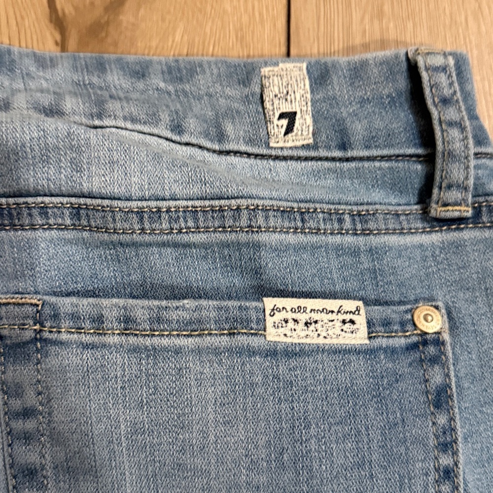 7 For All Mankind | Slim Illusion Dojo Jeans Flare Size 29 - Picture 9 of 9